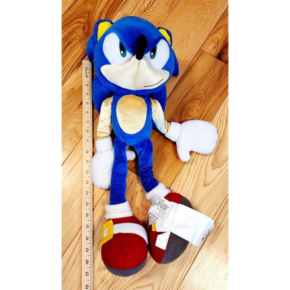 Sonic The Hedgehog Plush Toy 22" SEGA Official Licensed Soft Stuffed Doll - Picture 2 of 5